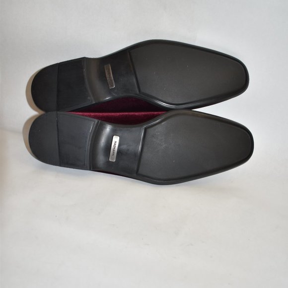 Magnanni Vale Penny Loafer Burgundy Velvet  Size 10 M main image 6